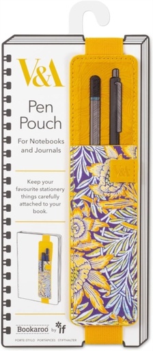 [5035393491017] V&A Bookaroo Pen Pouch - Morris Tulip & Willow