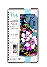 [5035393494025] V&A Bookaroo Glasses Case - Kilburn Black Floral
