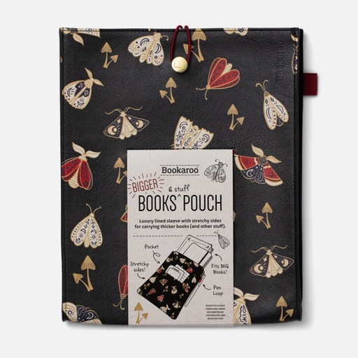 [5035393214128] Bookaroo Books & Stuff Pouch - Moths