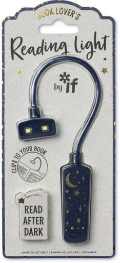 [5035393484200] Book Lover's Reading Light - Moon & Stars