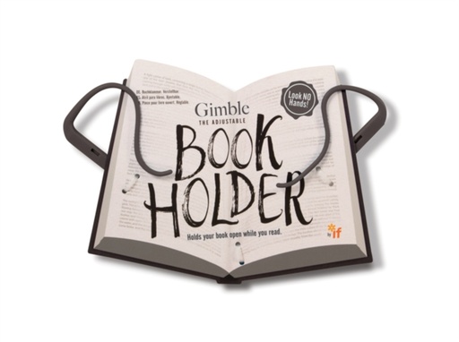 [5035393368050] The Gimble Adjustable Book Holder - Grey