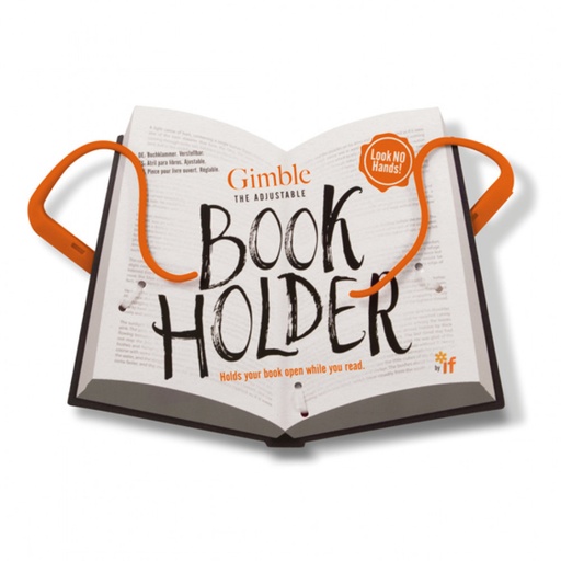 [5035393368074] The Gimble Adjustable Book Holder - Orange