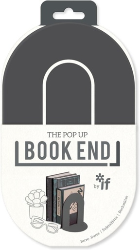 [5035393930134] The Pop Up Book End - Charcoal