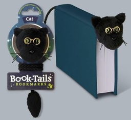 [5035393968076] Book-Tails Bookmark - Black Cat