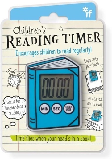[5035393364014] Children's Reading Timer Chrome - Blue