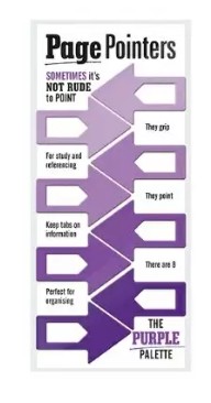 [5035393320034] Page Pointers Page Markers - Purple