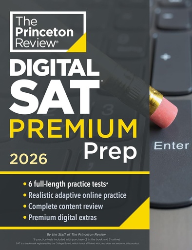 [9780593518335] Princeton Review Digital SAT Premium Prep, 2026