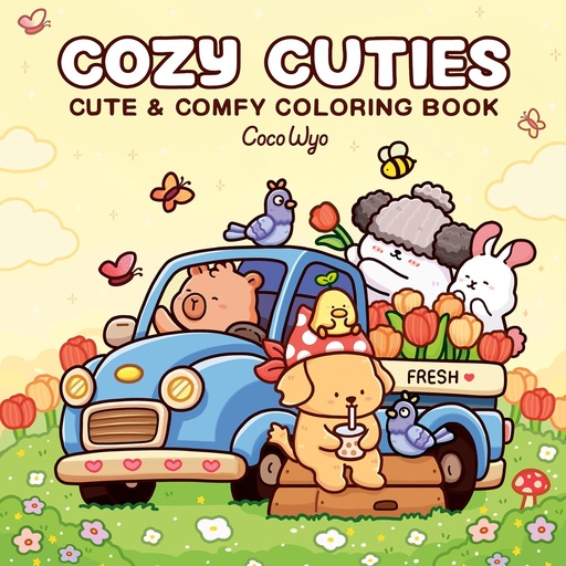 [9798217116850] Cozy Cuties: Coloring Book for Adults and Kids