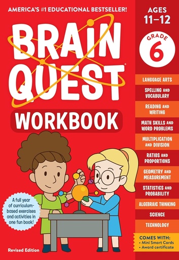 [9781523517404] Brain Quest Workbook: 6th Grade Revised Edition