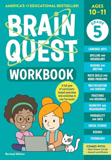 [9781523517398] Brain Quest Workbook: 5th Grade Revised Edition