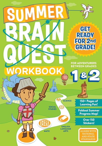 [9780761189176] Summer Brain Quest: Between Grades 1 & 2