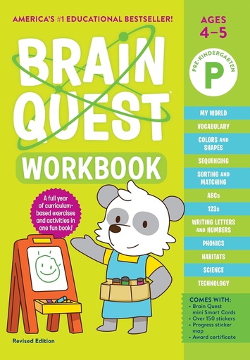 [9781523517336] Brain Quest Workbook: Pre-K Revised Edition