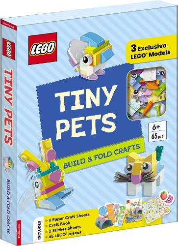 [9781837250868] LEGO® Books. Tiny Pets: Build and Fold Crafts