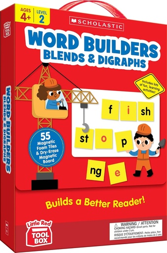 [9781546156109] Little Red Tool Box: Word Builders: Blends & Digraphs