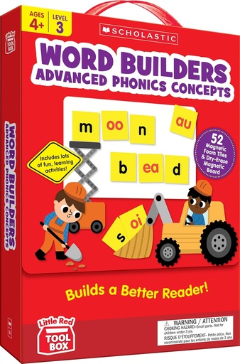 [9781546156598] Little Red Tool Box: Word Builders: Advanced Phonics Concepts