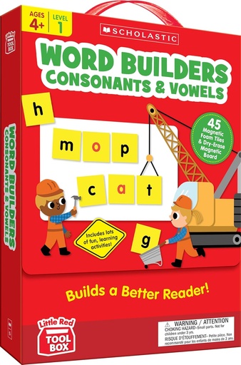 [9781546156048] Little Red Tool Box: Word Builders: Consonants & Vowels