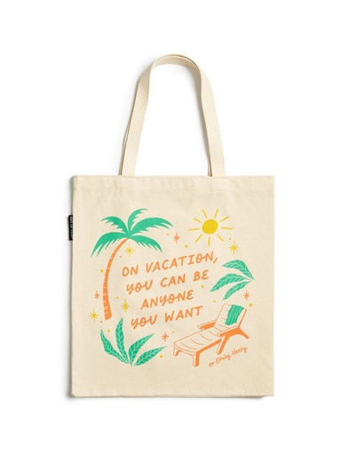 [9798217221066] Emily Henry: On Vacation You Can Be Anyone Tote Bag