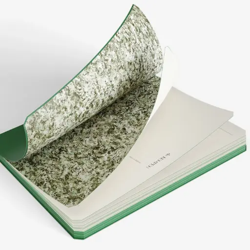 [5412303354295] de KEMPEN Notebook Green - Pocket blank