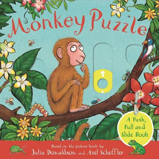 [9781529096156] Monkey Puzzle: A Push, Pull and Slide Book