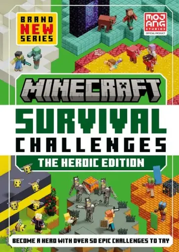 [9780008733209] Minecraft Survival Challenges: The Heroic Edition