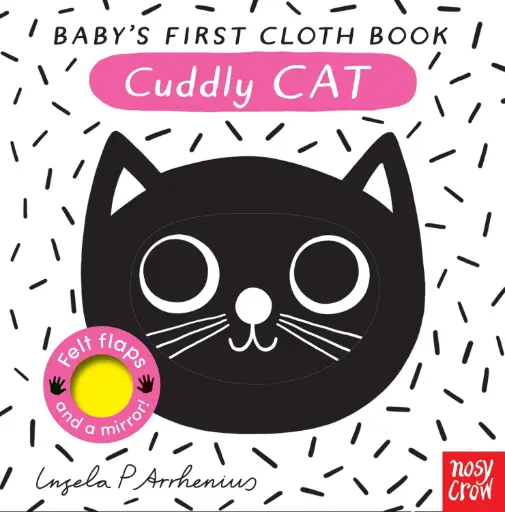 [9781805133582] Baby's First Cloth Book: Cuddly Cat