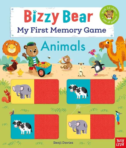 [9781839944864] Bizzy Bear: My First Memory Game Book: Animals