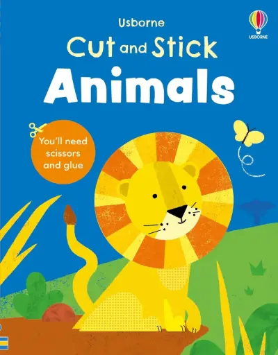 [9781805077121] Cut and Stick Animals