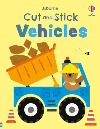 [9781805077138] Cut and Stick Vehicles