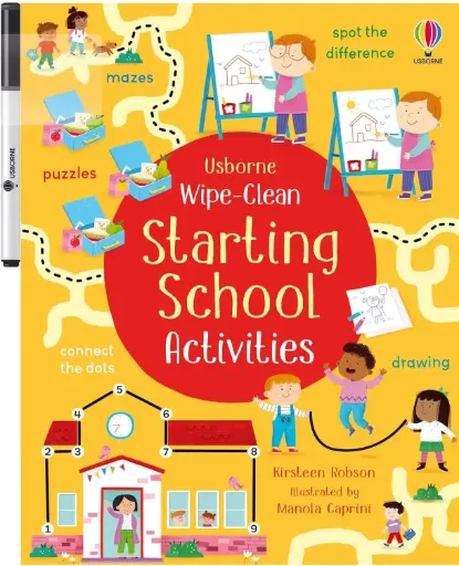 [9781835403495] Wipe-Clean Starting School Activities