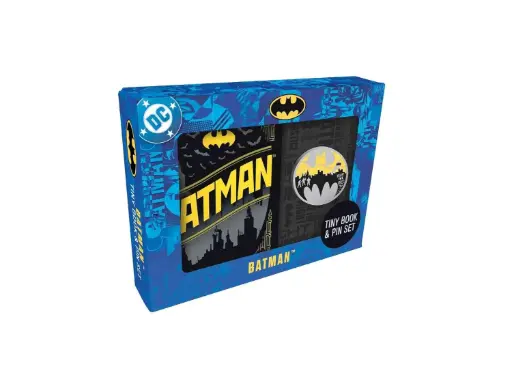 [9798337403328] DC Comics: Batman Tiny Book and Pin Set