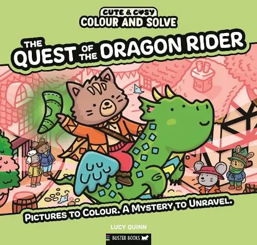 [9781837251391] Colour and Solve: The Quest of the Dragon Rider