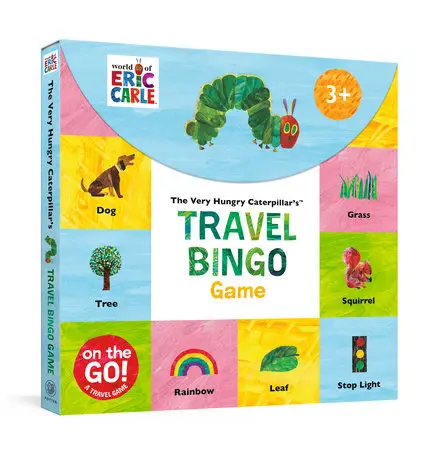 [9780593582381] The Very Hungry Caterpillar's Travel Bingo Game