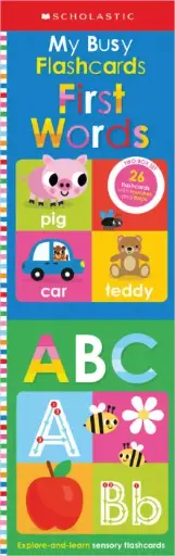 [9798225014155] My Busy Flash Cards First Words and ABC: Scholastic Early Learners