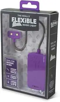 [5035393398033] The Really FLEXIBLE Book Light - Purple