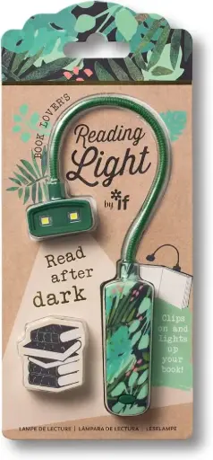 [5035393439033] Book Lover's Reading Light - Botanical