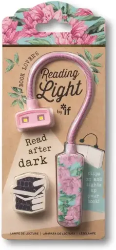 [5035393439040] Book Lover's Reading Light - Floral