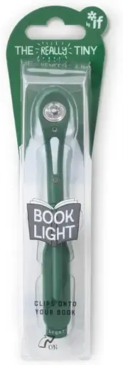 [5035393051204] Really Tiny Book Light - Forest Green