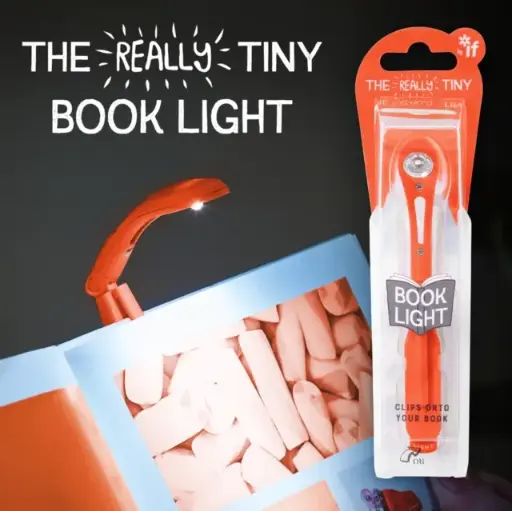 [5035393051211] Really Tiny Book Light - Orange