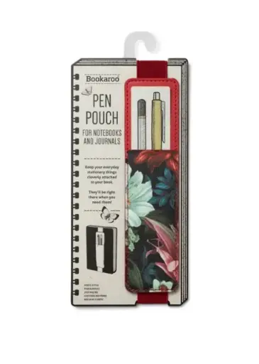 [5035393213039] Bookaroo Pen Pouch - Dark Floral