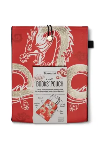 [5035393214142] Bookaroo Books & Stuff Pouch - Warrior Dragon