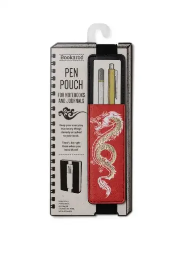 [5035393213145] Bookaroo Pen Pouch - Warrior Dragon
