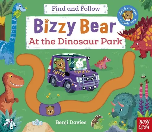 [9781805131700] Bizzy Bear Find and Follow: At the Dinosaur Park