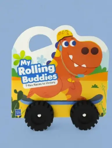 [9789465056128] My rolling buddies - T-Rex races to victory