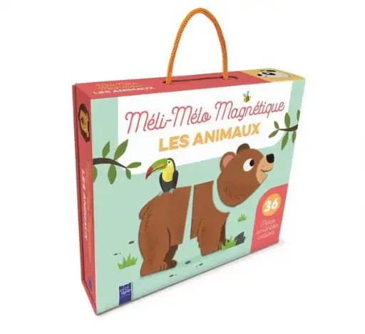 [9789465059570] Méli Mélo Magnétique (Coffret) / Les Animaux