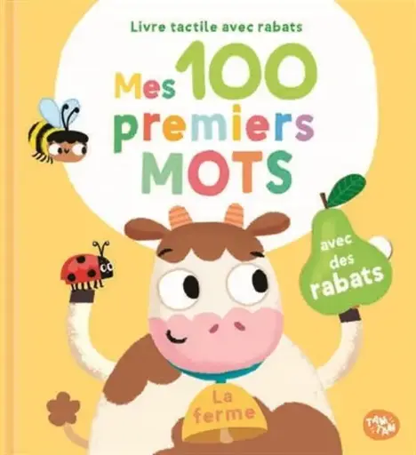 [9789464765007] Mes 100 Premiers Mots: Livre Tactile Avec Rabats/La Ferme