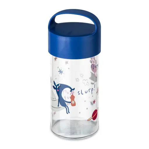 [4002942674444] BUDDY SNACK 0,5 SPACE Snackpot / Water Bottle 500 ml,Blue 