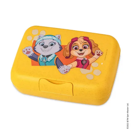 [4002942674758] CANDY L GROW PAW PATROL Lunch Box with separation bowl,Yellow 