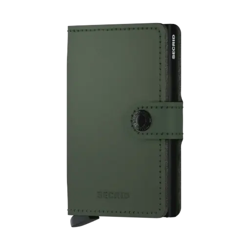 [8718215285847] Secrid Miniwallet Matte MM-Green-Black