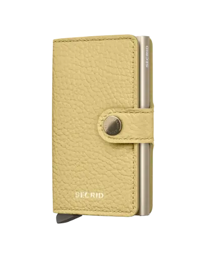 [8721077500492] Secrid Miniwallet Pebble Butter  MPe-Butter Yellow