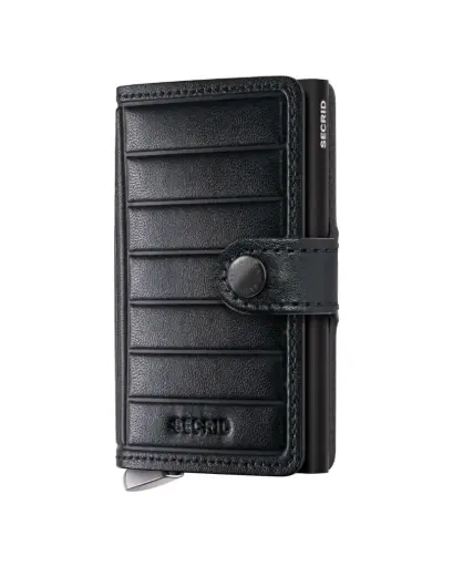 [8721077500133] Secrid Miniwallet Emboss Lines MEl-Black+